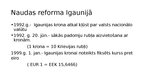 Presentations 'Naudas reformas Latvijā 20. un 90.gados', 9.