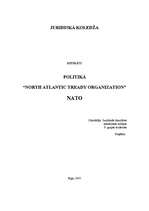 Research Papers 'NATO - North Atlantic Treaty Organization', 1.