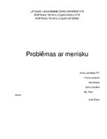 Research Papers 'Problēmas ar menisku', 1.