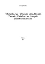 Research Papers 'Viduslaiku piļu - Bauskas, Cēsu, Raunas, Turaidas, Valmieras un Ventspils - izma', 1.