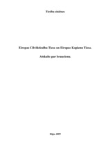 Research Papers 'Eiropas Cilvēktiesību tiesa un Eiropas Kopienu tiesa', 1.