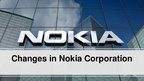 Presentations 'Changes in Nokia Corporation', 1.
