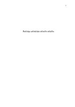 Research Papers 'Partizāņu sabiedrisko attiecību attīstība', 1.