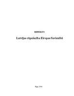 Research Papers 'Latvijas rūpniecība Eiropas Savienībā', 1.