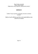 Research Papers 'Baltijas vienotība: Baltijas asambleja un tās iespējas Baltijas valstu sadarbība', 1.