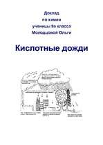 Research Papers 'Кислотные дожди', 1.