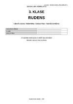 Samples 'Rudens darba lapu komplekts', 1.