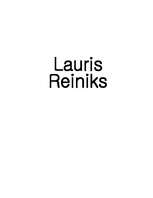 Research Papers 'Lauris Reiniks', 1.