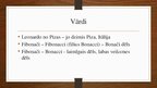 Summaries, Notes 'Leonardo Pisano (Fibonači)', 7.