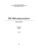 Practice Reports 'PIC mikrokontrolieri', 1.