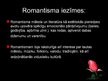 Presentations 'Romantisms', 5.