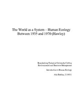 Research Papers 'The World as a System - Human Ecology Between 1935 and 1970 (Hawley)', 18.