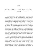 Essays 'Vai un kā Donalds Tramps (iz)mainīja ASV vietu starptautiskajā sistēmā?', 1.