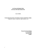 Research Papers 'Latvijas iedzīvotāju skaita samazināšanas atspoguļojums sabiedriskos medijos', 1.