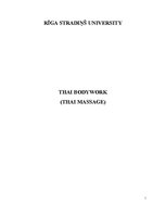 Research Papers 'Thai Massage (Thai Bodywork)', 1.