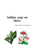 Research Papers 'Indīgie augi un sēnes', 1.