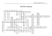 Summaries, Notes 'The Film Industry. Crossword', 4.