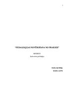 Research Papers 'Pedagoģijas novērošana no prakses', 1.