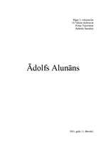 Summaries, Notes 'Ādolfs Alunāns', 8.