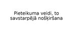Presentations 'Pieteikumu veidi un to savstarpējā nošķiršana administratīvajā procesā', 1.