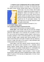 Research Papers 'Portugāles reģionālais iedalījums', 3.