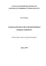 Research Papers 'Vasilijs Ļeontjevs', 1.