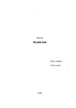 Research Papers 'Krusta kari', 1.