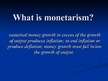 Presentations 'Monetarism', 2.