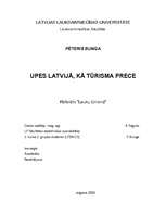 Research Papers 'Upes Latvijā kā tūrisma prece', 1.