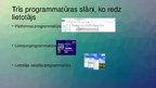 Presentations 'Programmatūra', 4.