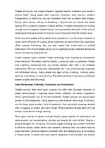 Essays 'The benefits of outdoor activities for young people', 4.