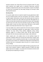 Essays 'The benefits of outdoor activities for young people', 10.