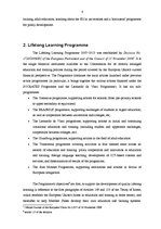 Summaries, Notes 'Educational Policies in EU and Lifelong Learning Program 2007-2013', 4.