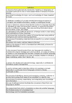 Summaries, Notes 'P. Faber, S. Montero-Martínez - Terminology - glossary', 9.