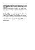 Summaries, Notes 'P. Faber, S. Montero-Martínez - Terminology - glossary', 14.