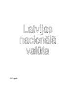Research Papers 'Latvijas nacionālā valūta', 1.