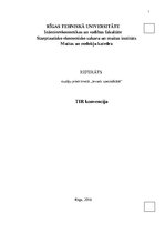 Research Papers 'TIR konvencija Latvijā', 1.