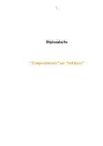 Research Papers 'Temperaments un raksturs', 1.