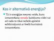 Presentations 'Alternatīvie enerģijas resursi', 2.