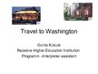 Presentations 'Travel to Washington', 1.