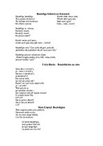 Summaries, Notes 'Bezdelīgas un čurkstes', 13.