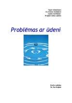 Research Papers 'Problēmas ar ūdeni', 1.