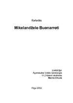 Research Papers 'Mikelandželo Buonarroti', 7.