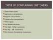Presentations 'Types of Complaining Customers', 3.
