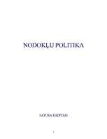 Research Papers 'Nodokļu politika', 2.