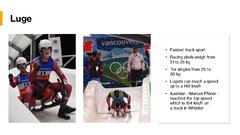 Presentations 'Track sports:​ Bobsleigh​ Skeleton​ Luge ​', 6.