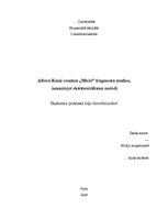 Essays 'Albēra Kamī romāna "Mēris" fragmenta analīze, izmantojot eksistenciālisma metodi', 1.