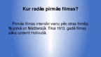Presentations 'Kino vēsture', 21.