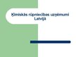 Presentations 'Ķīmiskās rūpniecības uzņēmumi Latvijā', 1.