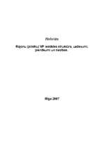 Research Papers 'Valsts policijas struktūra, uzdevumi, pienākumi un tiesības', 1.